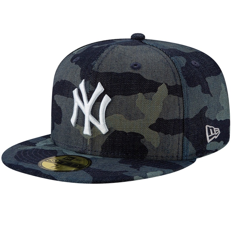 New Era New York Yankees Denim Camo 59FIFTY Fitted Hat