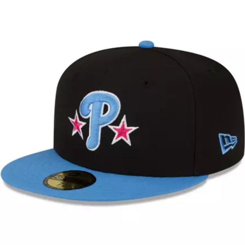 New Era Philadelphia Phillies Black “Gummy Worm Pack” 59FIFTY Fitted Hat