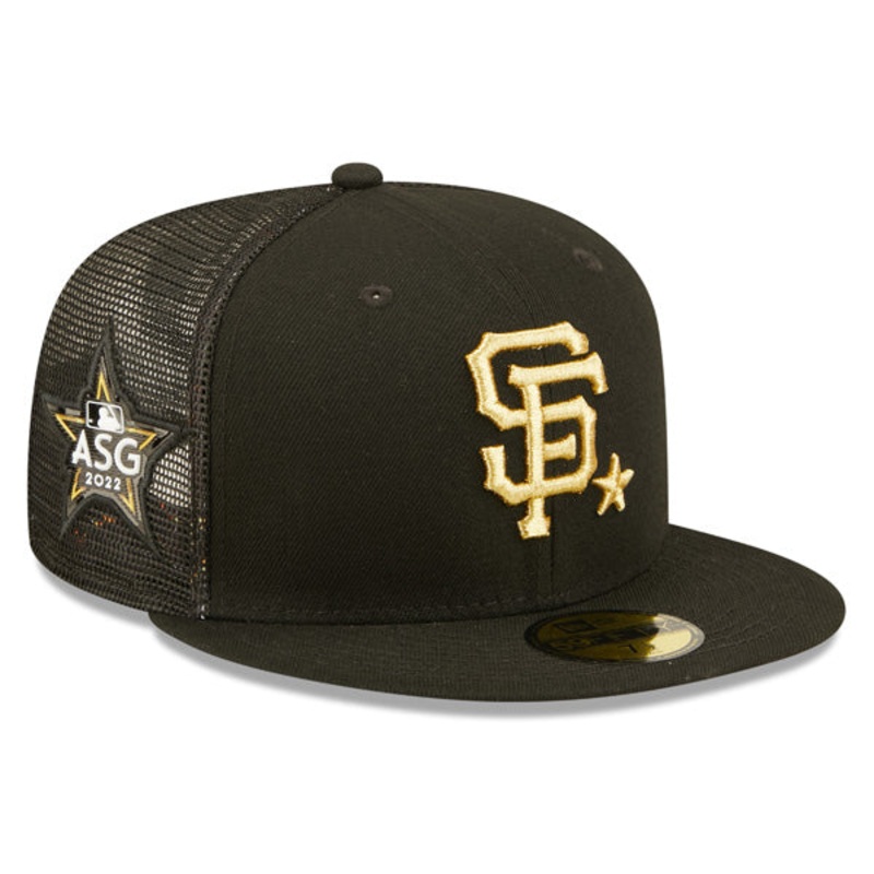 San Francisco Giants New Era 2022 MLB All-Star Game On-Field 59FIFTY Fitted Hat – Black/Gold 6 7/8