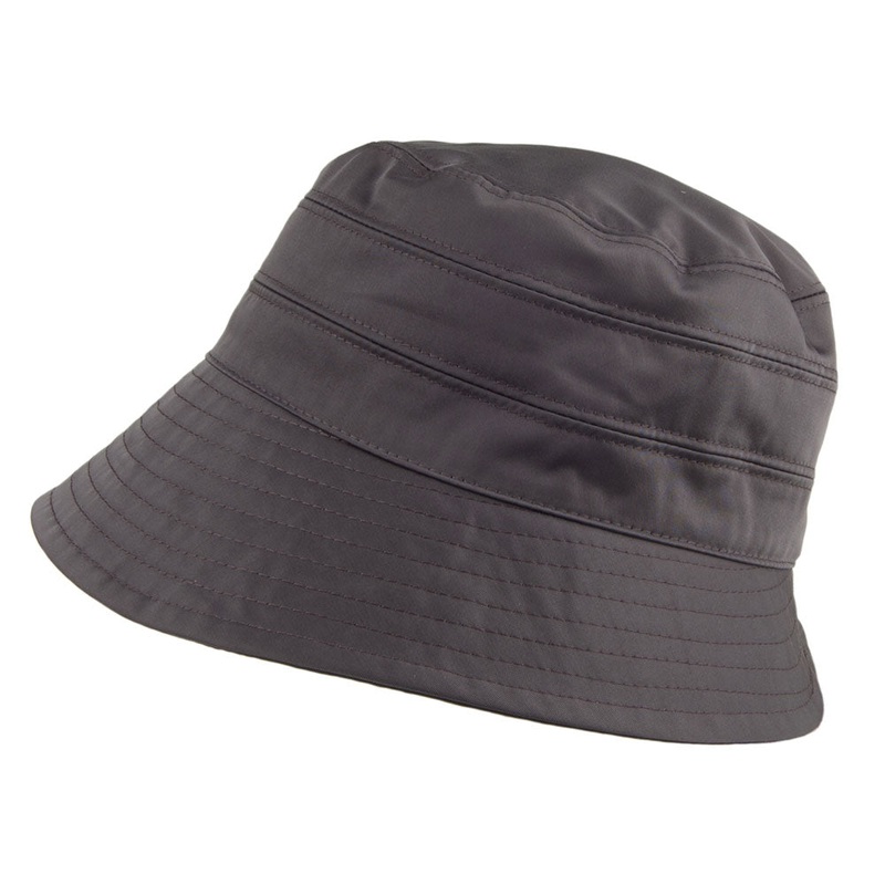 Scala Hats Maggie Nylon Rain Hat – Charcoal 1-Size