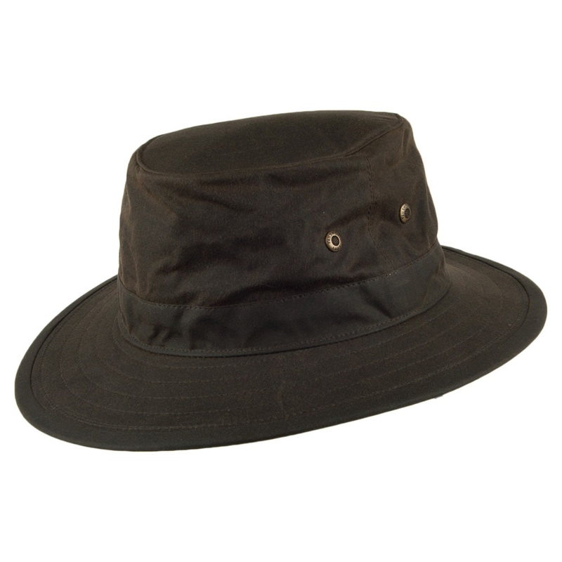 Failsworth Hats Waxed Cotton Traveller Hat – Olive S