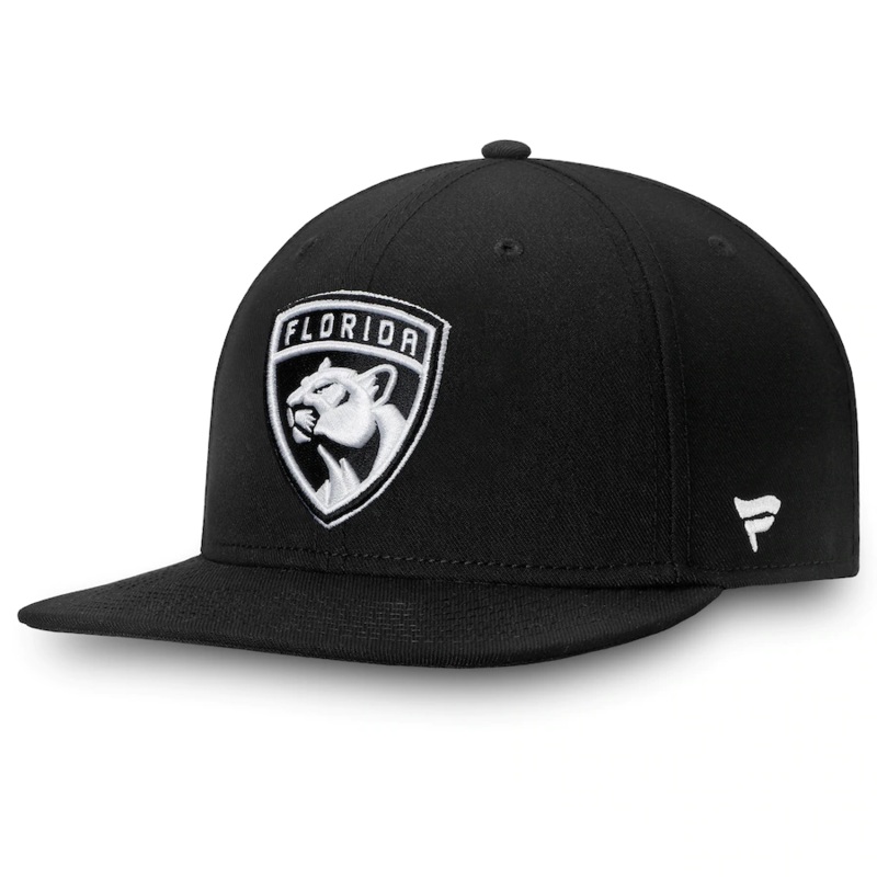 Fanatics Branded Florida Panthers Black Logo Fitted Hat