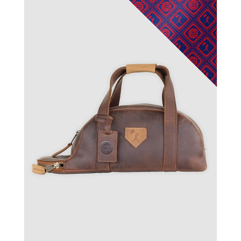 Glove Leather Toiletry Bat Bag – Chicago Cubs