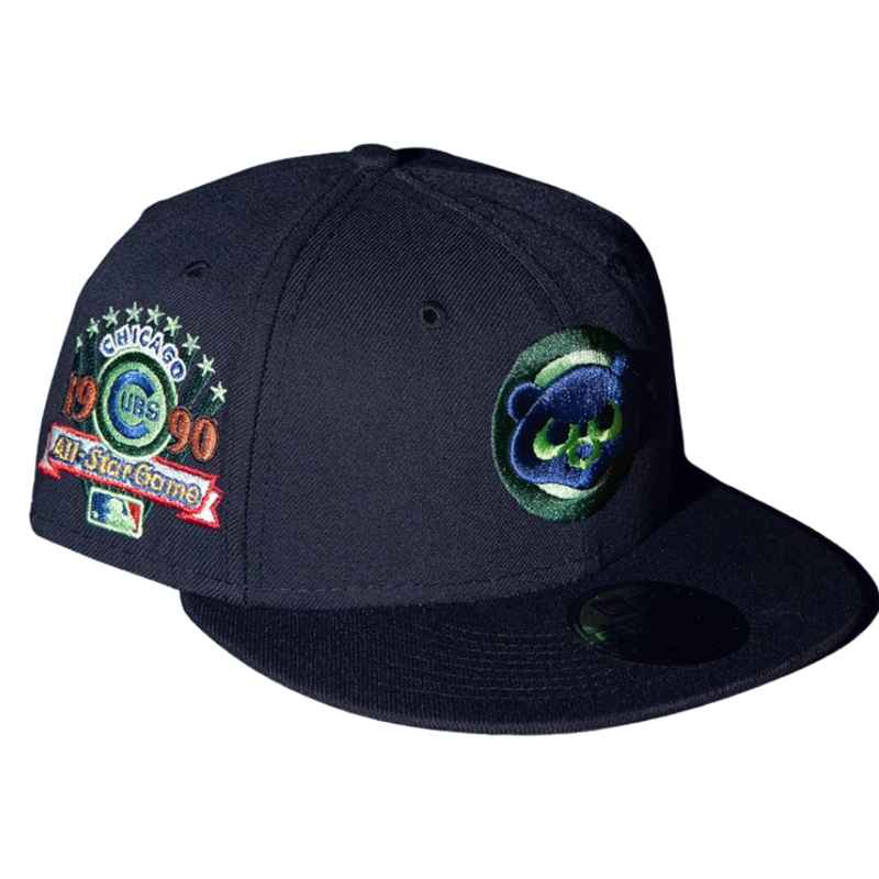 New Era Chicago Cubs Navy / Cilantro Green 1990 All-Star Game 59FIFTY Fitted Cap