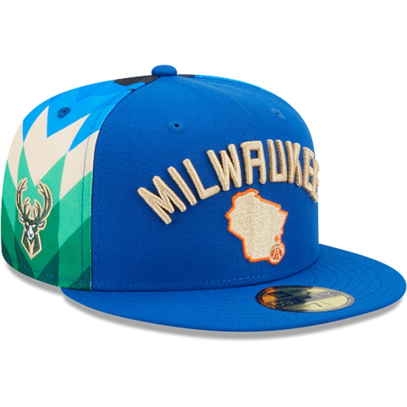 New Era Milwaukee Bucks 2022-23 City Edition 59FIFTY Fitted Hat