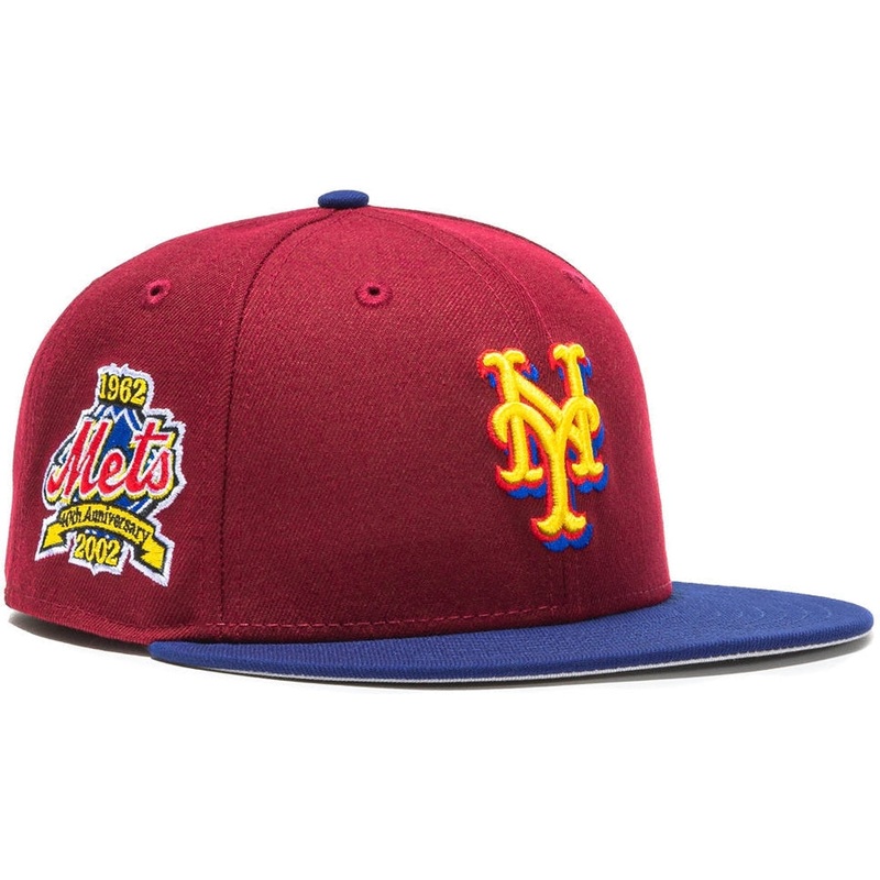 New Era  Sangria New York Mets 40th Anniversary 59FIFTY Fitted Hat