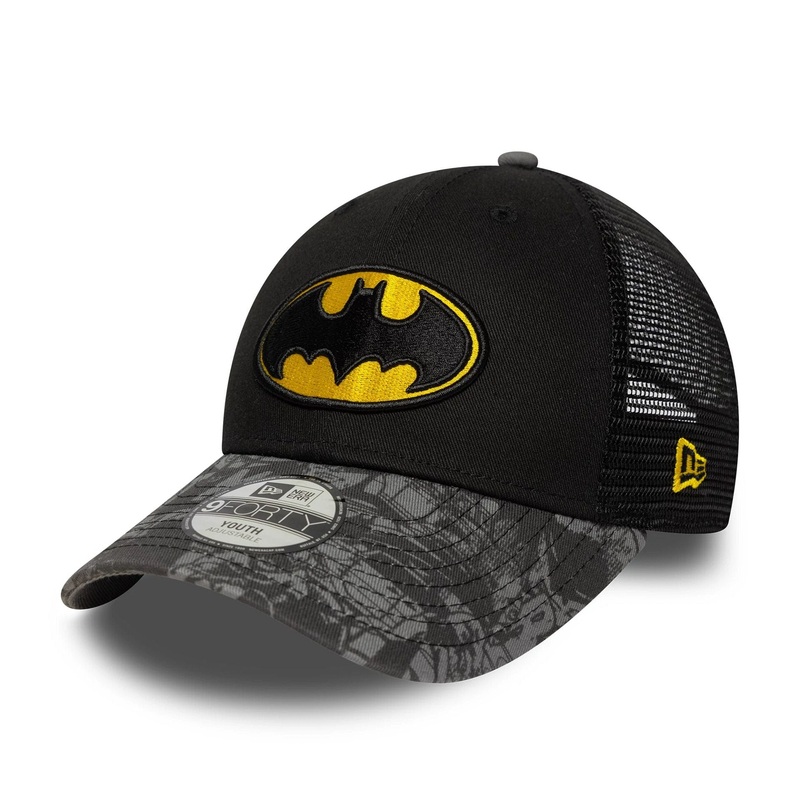 Batman Youth DC Black 9FORTY Trucker Adjustable Cap Youth