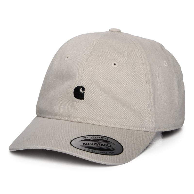Carhartt WIP Hats Madison Logo Baseball Cap – Stone Adjustable