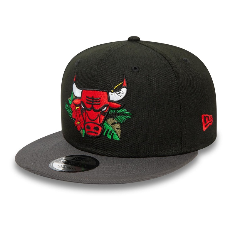 Chicago Bulls 9FIFTY NBA Floral Black Cap S-M