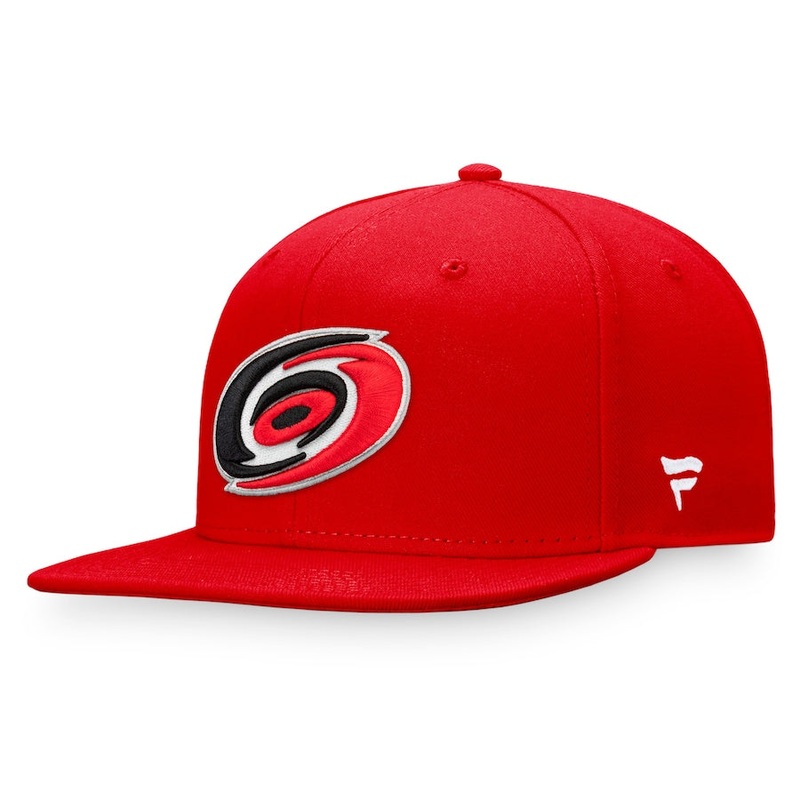 Fanatics Branded Carolina Hurricanes Red Core Primary Logo Fitted Hat
