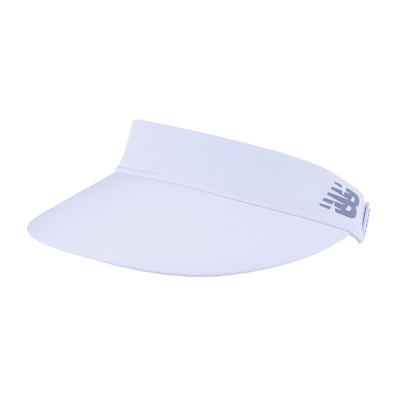 New Balance Hats Womens Lightweight Visor – White Adjustable