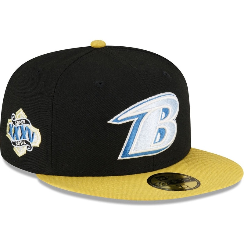 New Era Baltimore Ravens Chartreuse Visor 2023 59FIFTY Fitted Hat