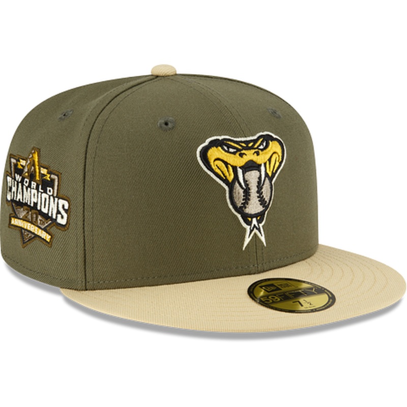 New Era Just Caps Ivory Visor Arizona Diamondbacks 2023 59FIFTY Fitted Hat