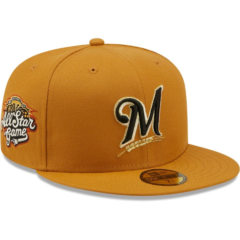 New Era Milwaukee Brewers 2002 All-Star Game Timbs 59FIFTY Fitted Hat