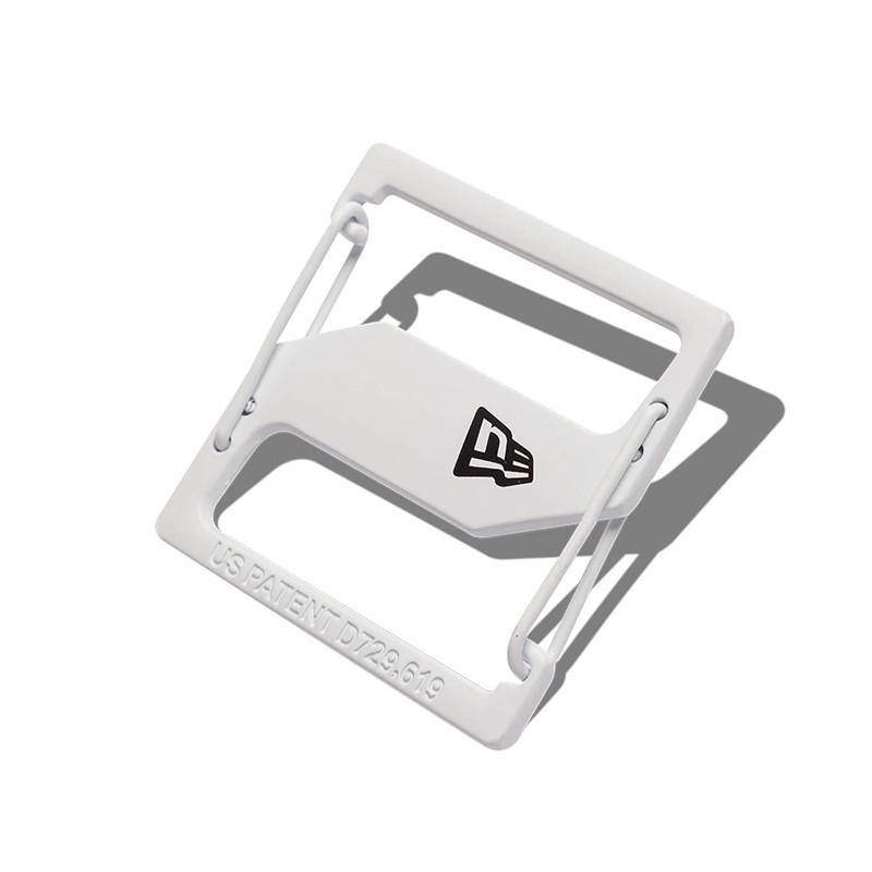 New Era White Cap Clip OSFM