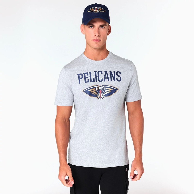 New Orleans Pelicans NBA Grey T-Shirt XS