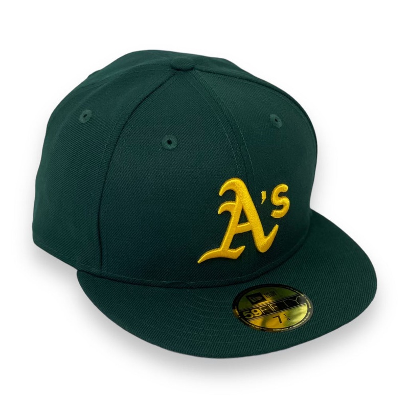 OAKLAND ATHLETICS (GREEN)”1999-2006 ROAD” NEW ERA 59FIFTY FITTED 67/8