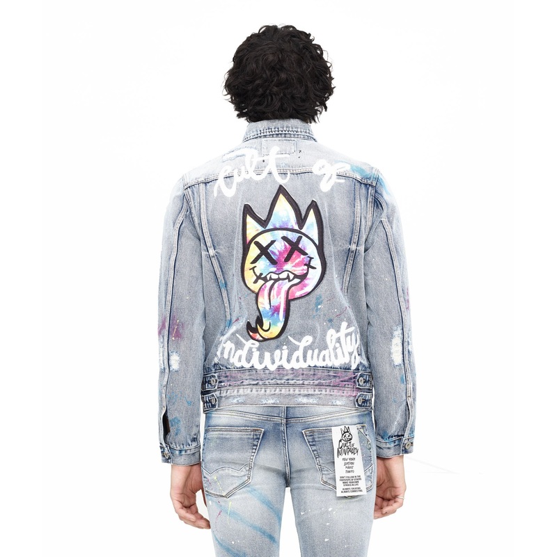 TONGUE TYPE 3 DENIM JACKET IN SKITTLE S