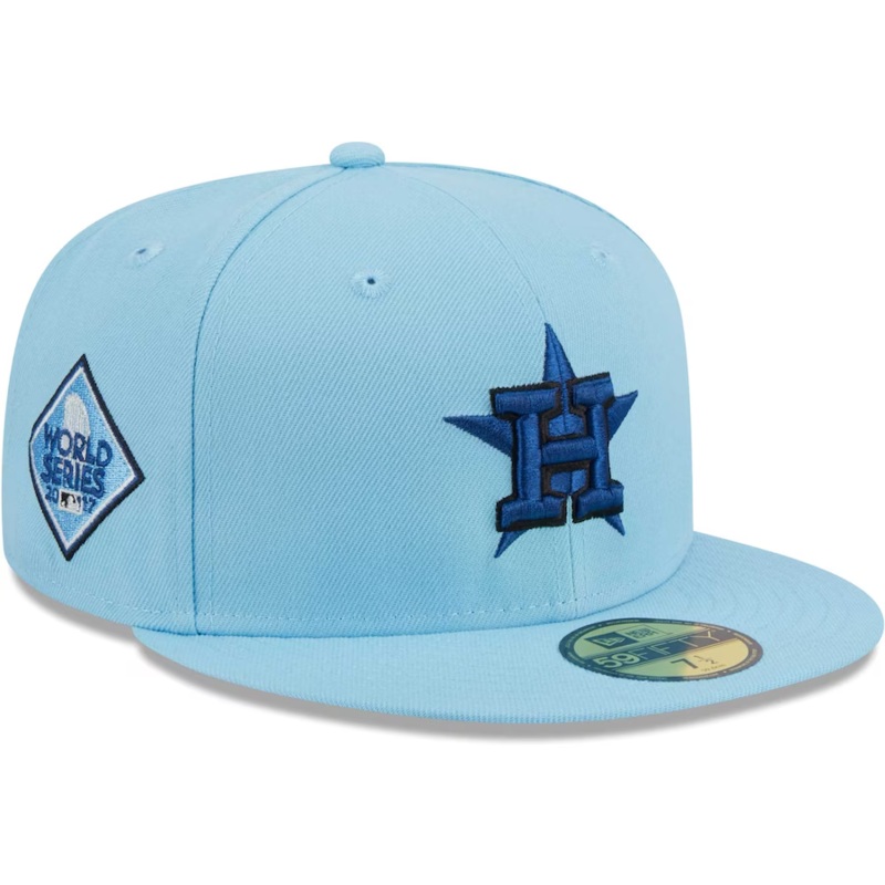 New Era Houston Astros Light Blue/Navy 2023 59FIFTY Fitted Hat
