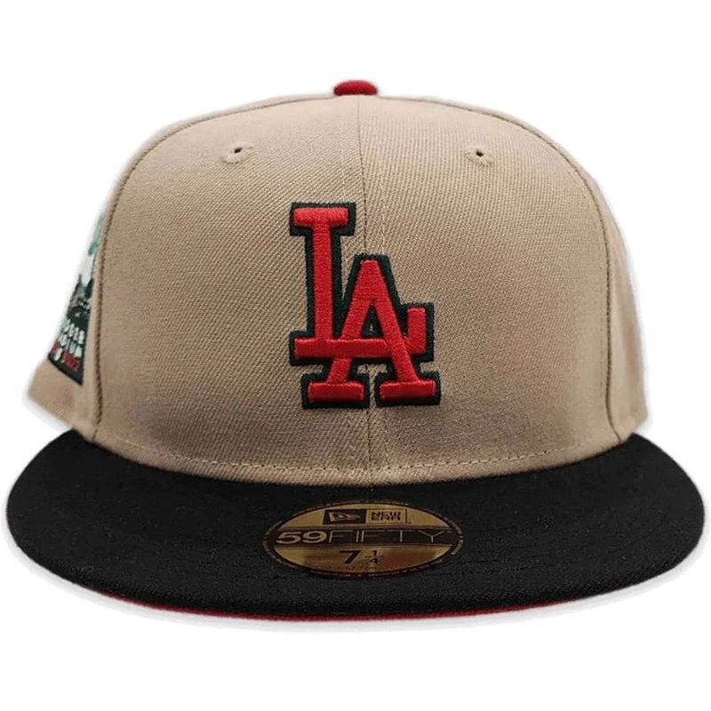 New Era Los Angeles Dodgers Camel/Black 60th Anniversary 59FIFTY Fitted Hat