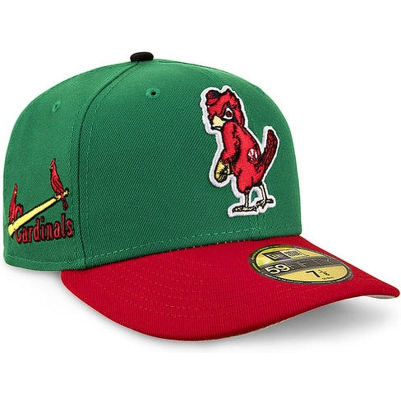 New Era St. Louis Cardinals Green & Red Robin 59FIFTY Fitted Hat