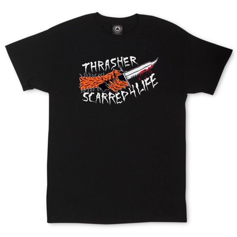 Thrasher Scarred Tee (Black) l