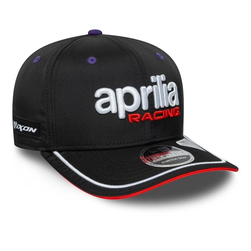 Aprilia Racing Team Black 9SEVENTY Stretch Snap Adjustable Cap OSFM