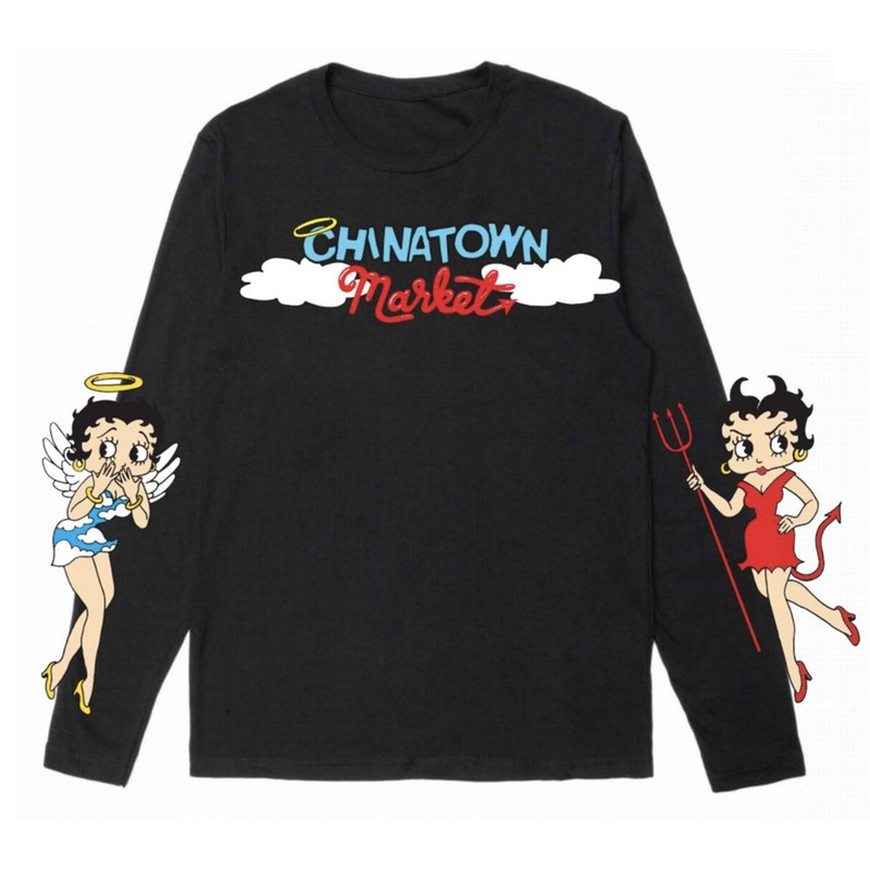 Chinatown Market ANGEL DEVIL LONG SLEEVE (Black) m
