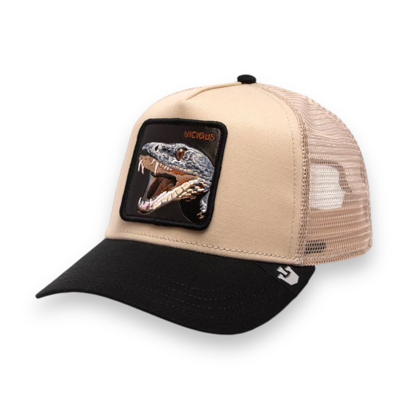 GOORIN BROS (EBONY) THE SNAKE “VICIOUS” TRUCKER SNAPBACK