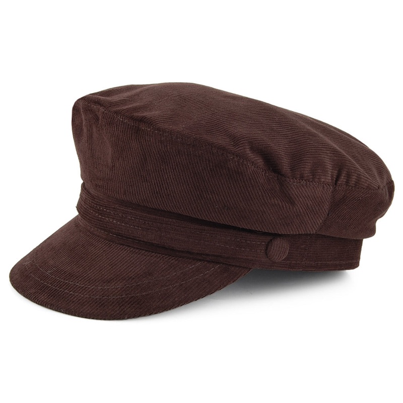 Jaxon & James Corduroy Fiddler Cap – Brown S