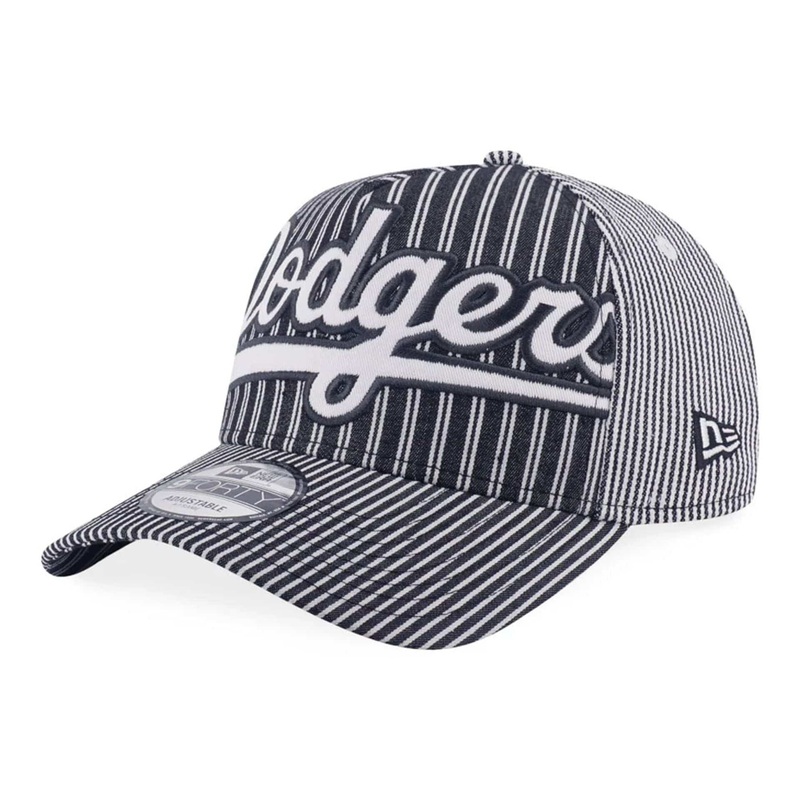 LA Dodgers MLB Patchwork Grey 9FORTY A-Frame Adjustable Cap OSFM