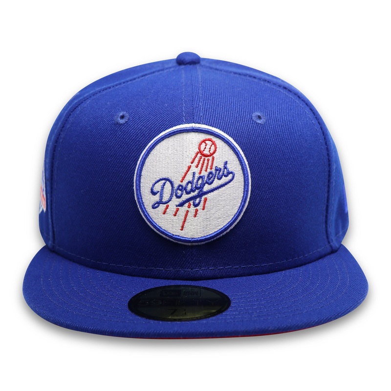 LOS ANGELES DODGERS (60TH ANNIVERSARY) NEW ERA 59FIFTY FITTED (RED UNDER VISOR) 67/8