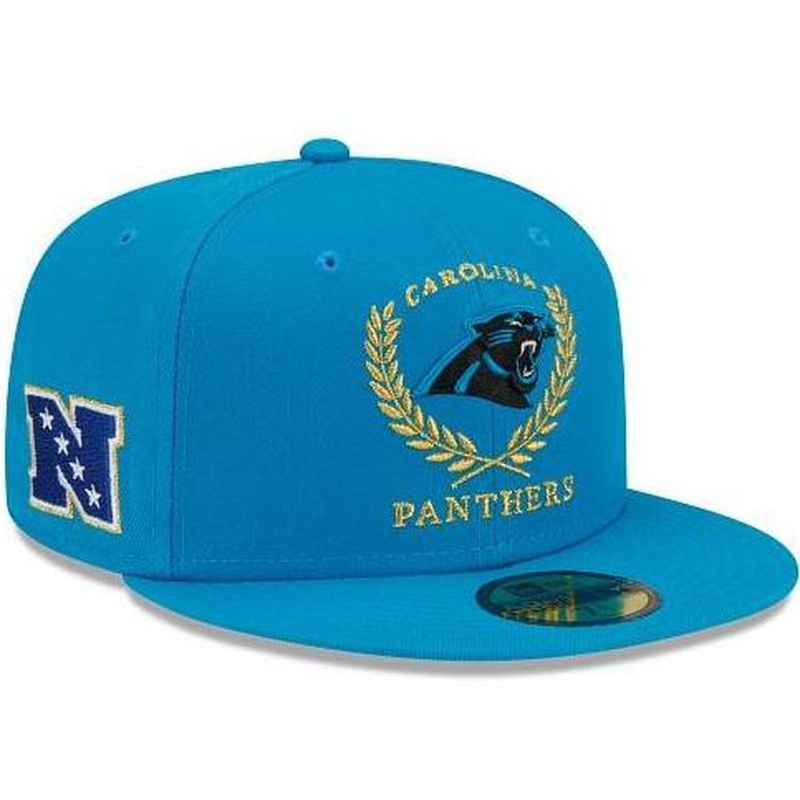New Era Carolina Panthers Gold Classic 59fifty Fitted Hat