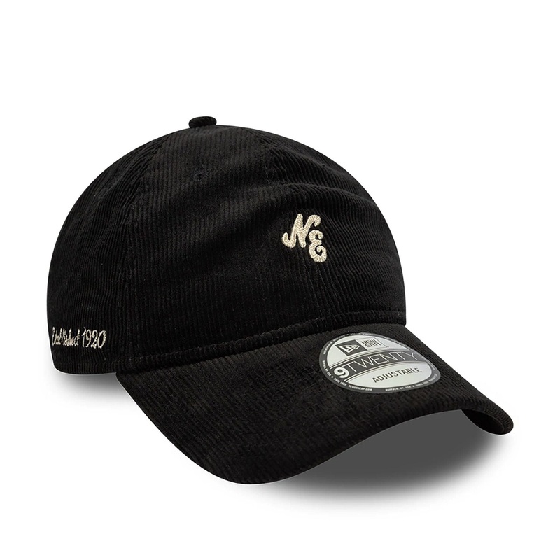 New Era Cord Heritage Black 9TWENTY Adjustable Cap OSFM