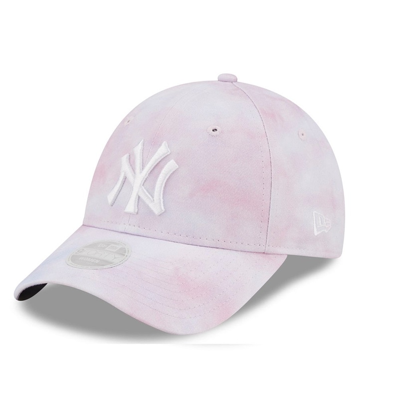 New York Yankees 9FORTY Womens Pastel Tie Dye Purple Cap One Size