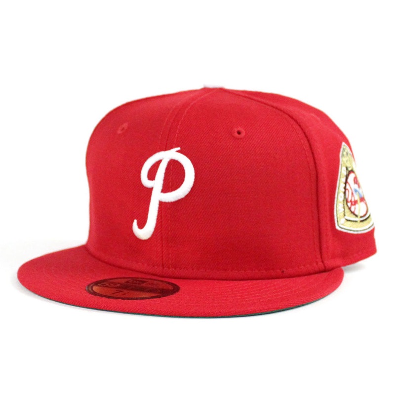 Philadelphia Phillies 1950 World Series 59Fifty New Era Fitted Hat (Red Green Under Brim) 7