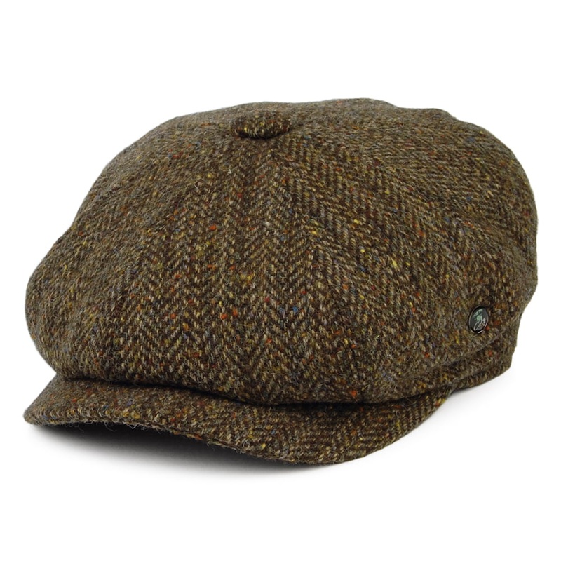 City Sport Donegal Tweed Deep Fit Shannon Newsboy Cap – Moss 55