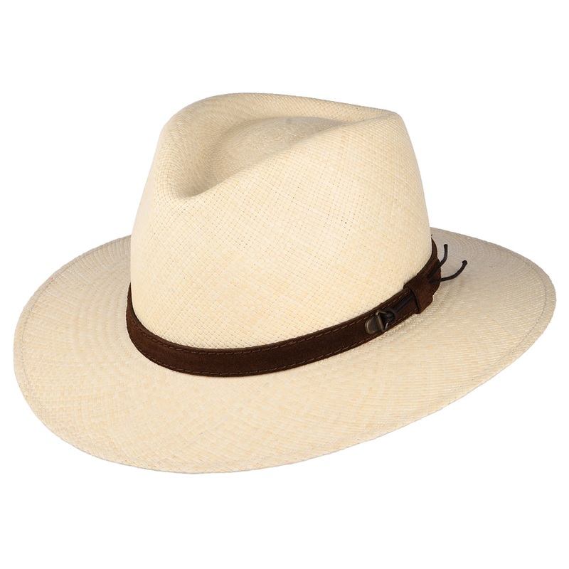 City Sport Walkabout Panama Fedora Hat – Natural S