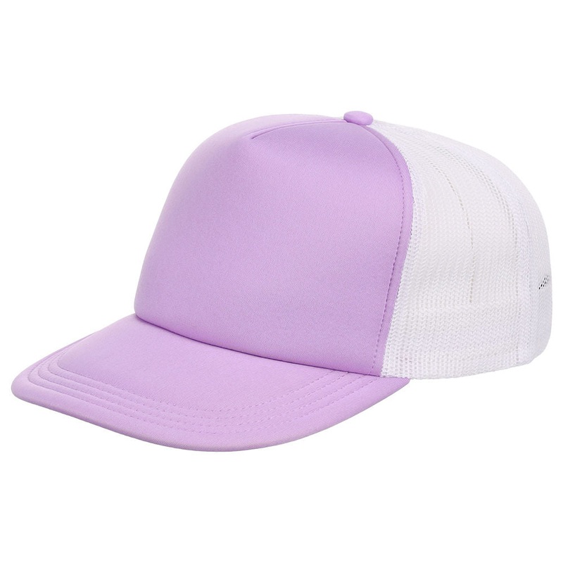 Crowns By Lids Screen Foam Trucker Cap – Purple/White Adjustable