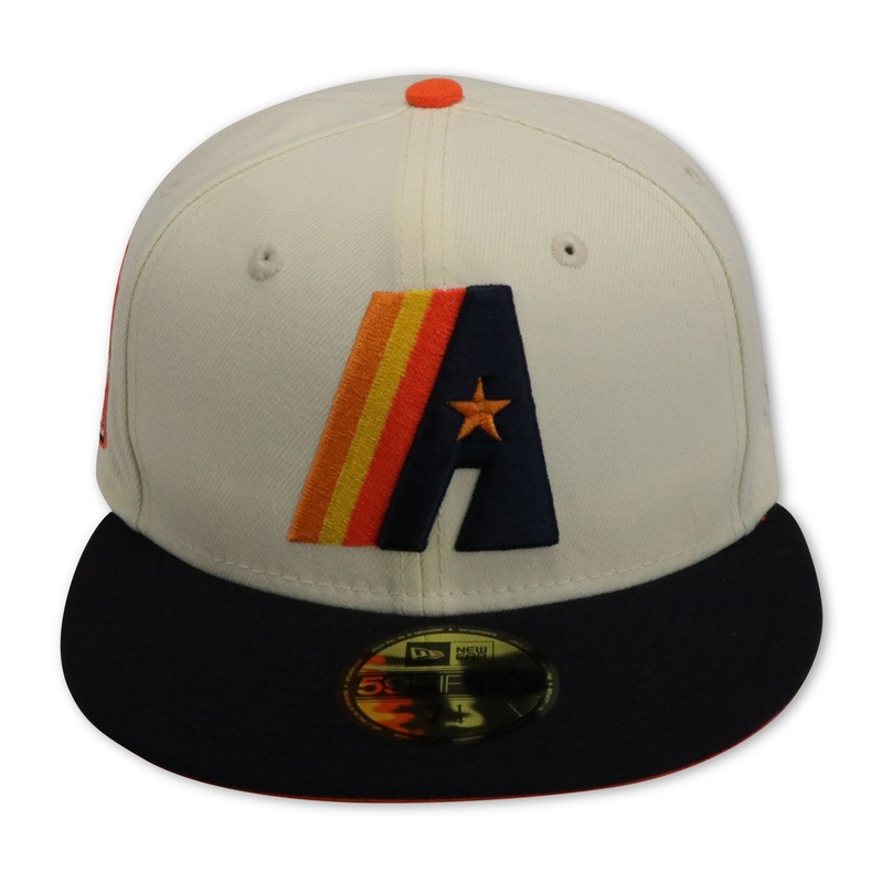 HOUSTON ASTROS (OFF-WHITE) (20 YEARS “2000-2020”) NEW ERA 59FIFTY FITTED (ORANGE UNDER VISOR) 67/8