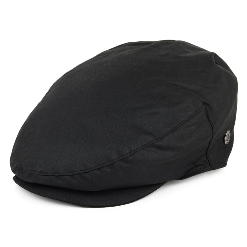 Jaxon & James British Millerain Flat Cap Black Wholesale Pack Prepack