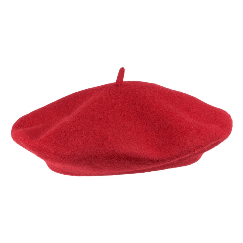 Jaxon & James Wool Beret Red Wholesale Pack Prepack