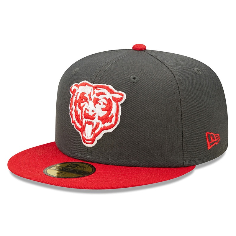 New Era Chicago Bears Two-Tone Steel 59FIFTY Fitted Hat
