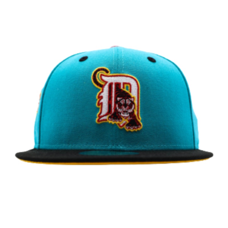 New Era Detroit Tigers Teal/Black/Yellow 2005 All-Star Game 59FIFTY Fitted Hat