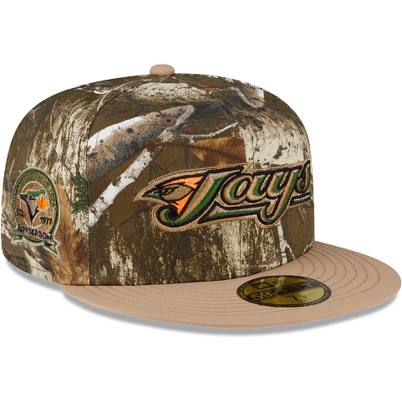 New Era Just Caps Camouflage Toronto Blue Jays Realtree 59FIFTY Fitted Hat