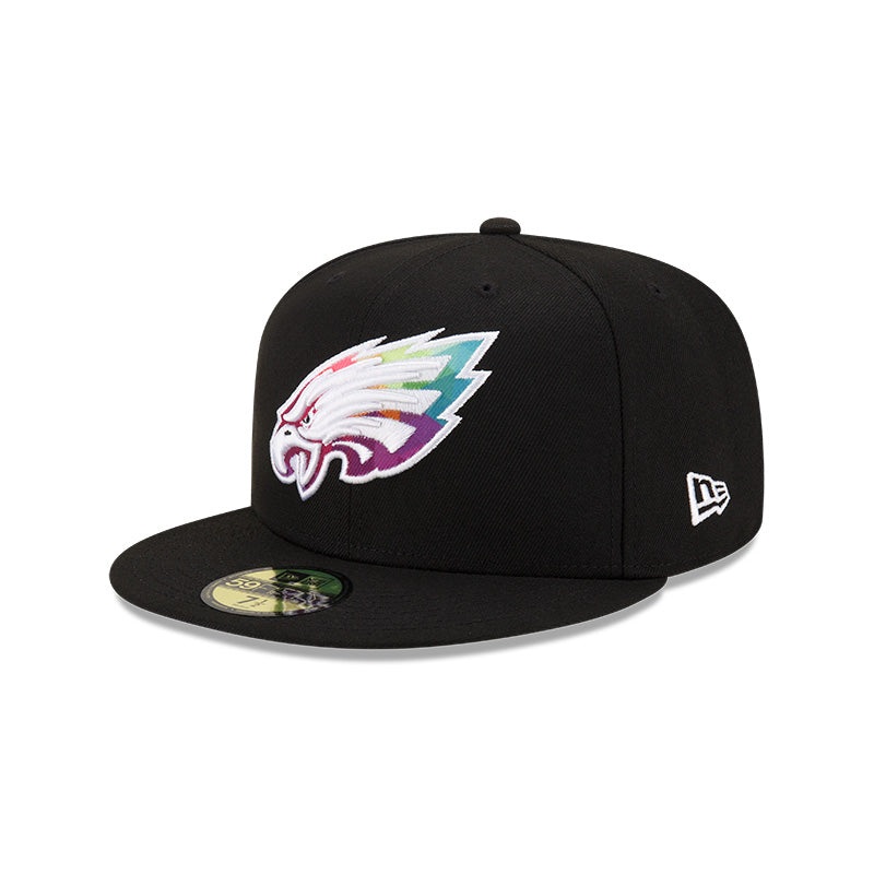 Philadelphia Eagles New Era 2023 NFL Crucial Catch 59FIFTY Fitted Hat – Black/Pink 7