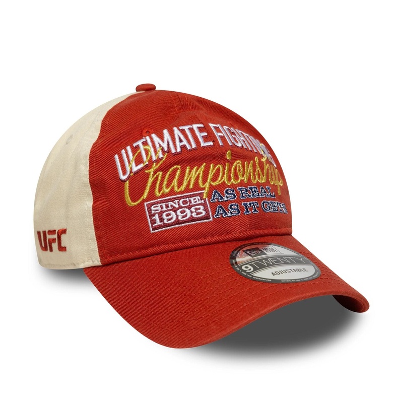 UFC Ultimate Fighting Graphic Red 9TWENTY Adjustable Cap OSFM