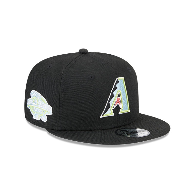Arizona Diamondbacks 2001 World Series New Era SUPER PACK 9Fifty Snapback Hat – Black/Multi-Color