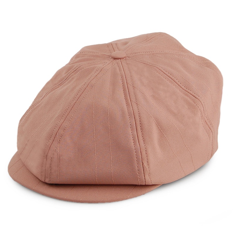 Brixton Hats Brood Newsboy Cap – Light Pink Small-56cm