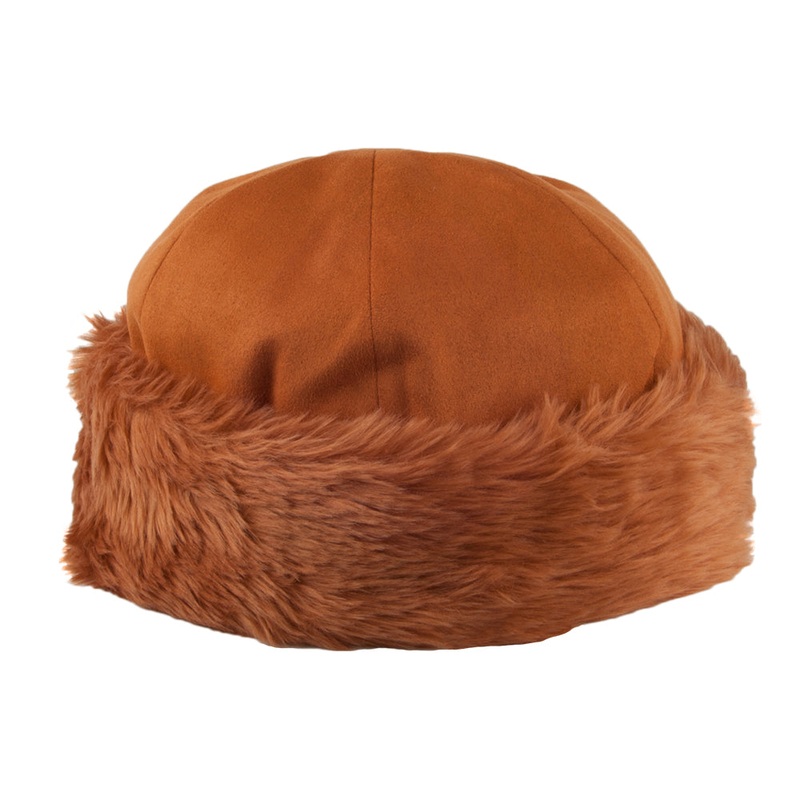 Brixton Hats Churchill Faux Fur Winter Hat – Burnt Orange Small-56cm